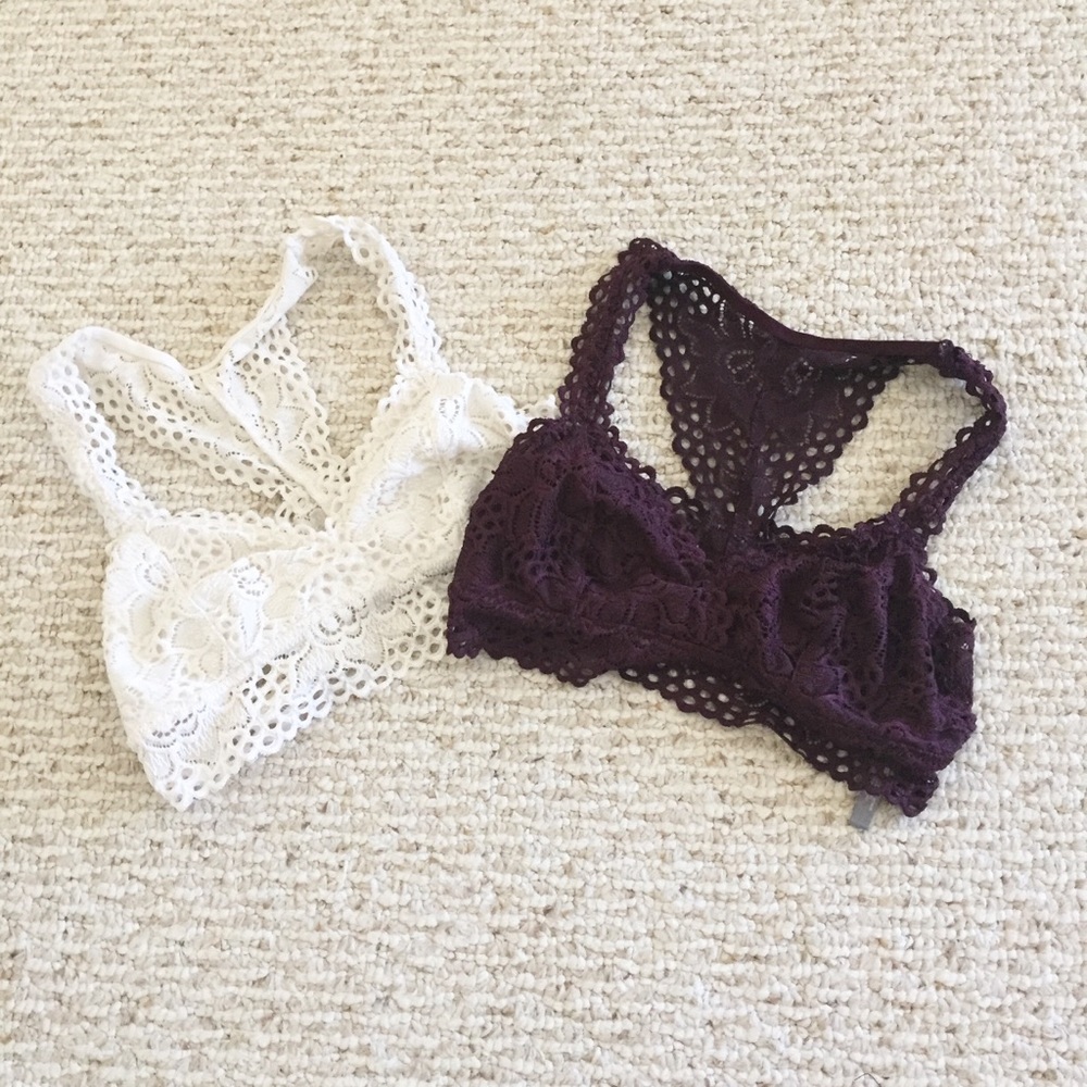 AE, American Eagle, Aerie bralettes